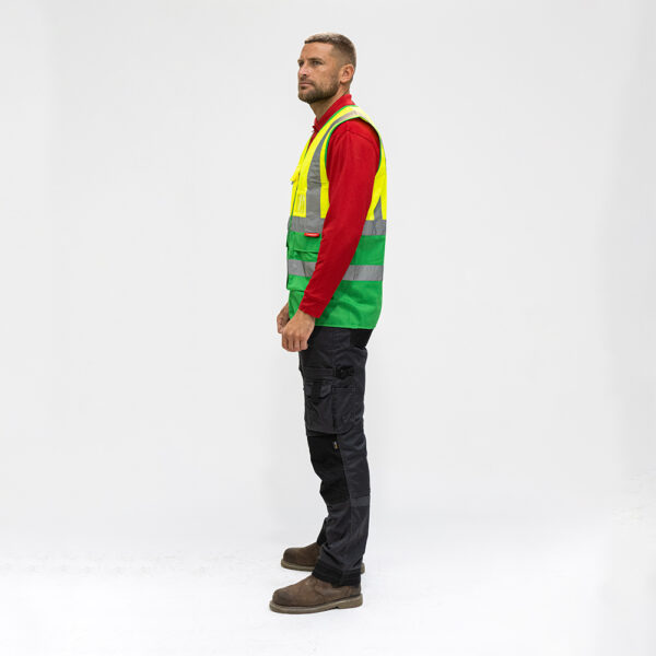 Hi-Vis Vest Yellow & Green-XXX Large