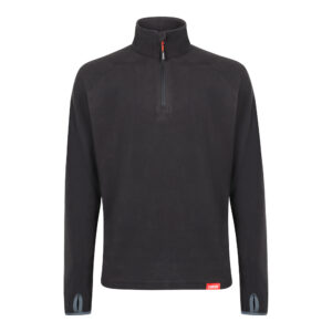 Half Zip Overhead Fleece Black-X Large