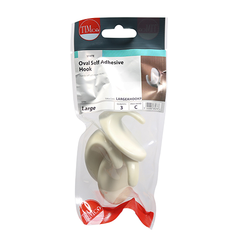 Oval Self-Adhesive Hooks - LG-57 x 42.5