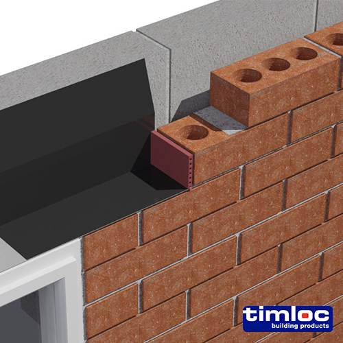 LOC1143BR_w2.jpg Cavity Wall Weep Vent Brown-65 x 10 x 100