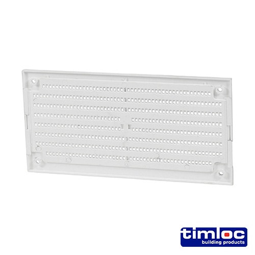 Louvre Mini Vent Fly Scr White-166 x 85