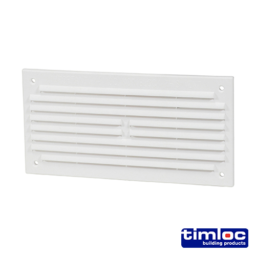 Louvre Mini Vent White-166 x 85