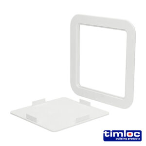 Access Panel Clip Fit White-205 x 205