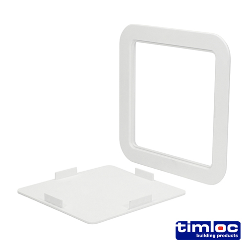 Stacked from 4 images. Method=B (R=8,S=4) Access Panel Clip Fit White-205 x 205