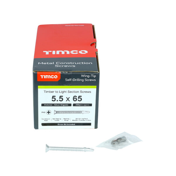 WingTip Screw S/DRILL No3 EXT-5.5 x 65