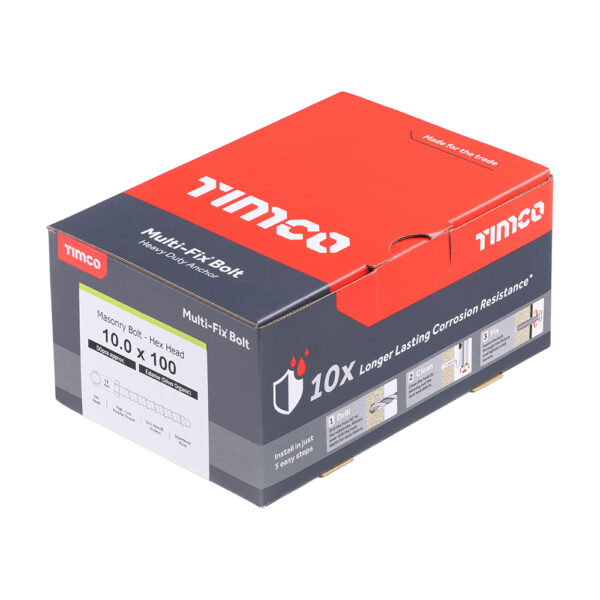 Multi-Fix Bolt HEX Head-10.0 x 100