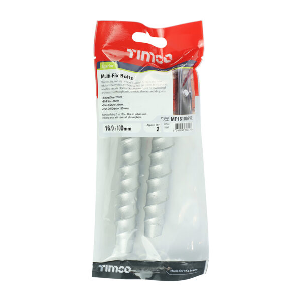 Multi-Fix Bolt Hex Head-16.0 x 100