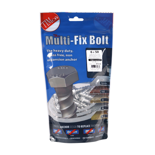 Multi-Fix Bolt Hex Head-6.0 x 50