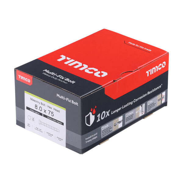 Multi-Fix Bolt HEX Head-8.0 x 75
