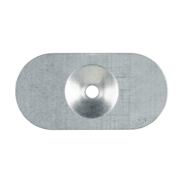 Metal Oval Stress Plate GALV-82 x 40