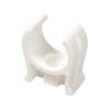 Open Pipe Clip - Single-15mm