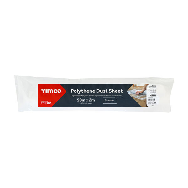 Polythene Dust Sheet-50m x 2m