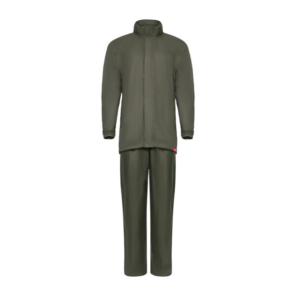 Rain Jacket & Trousers - Green-Medium