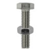 Set Screw & Hex Nut - A2 SS-M10 x 50