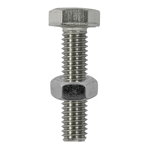S820SSP_w1.jpg Set Screw & Hex Nut - A2 SS-M8 x 20