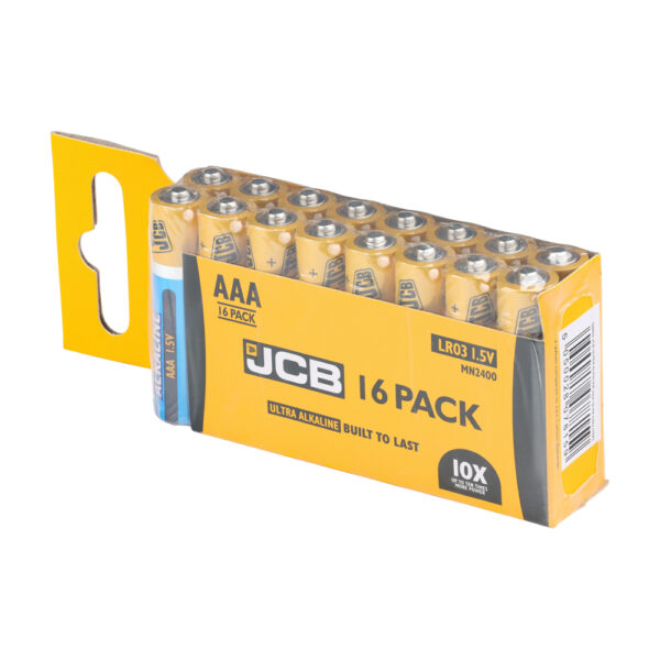 JCB Ultra Alkaline Batteries-AAA