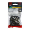 Screws & Brown Plastic Plugs-35mm Brown Plug, 5.0x50 Screw