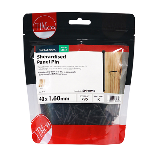 Panel Pin - Sherardised-40 x 1.60
