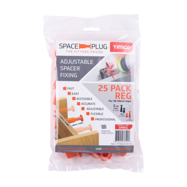 Space-Plug - Reg-30-50mm