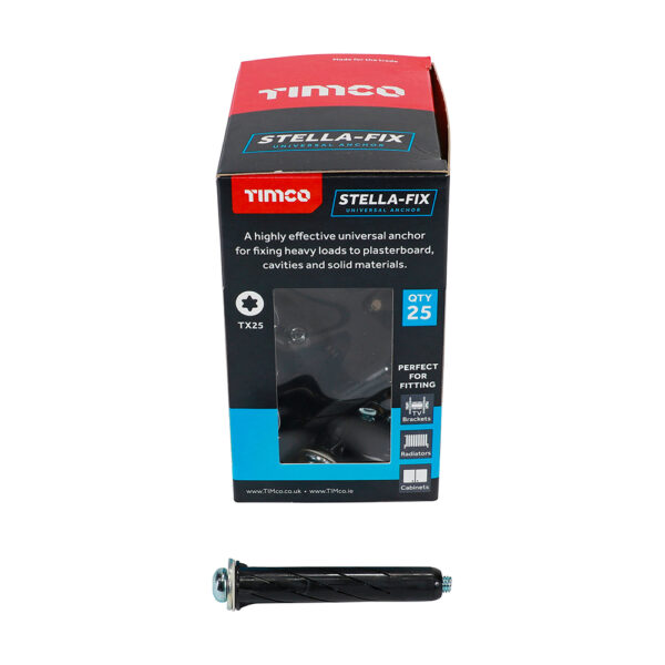 Stella Fix Anchor TX PAN Black-M5 x 65