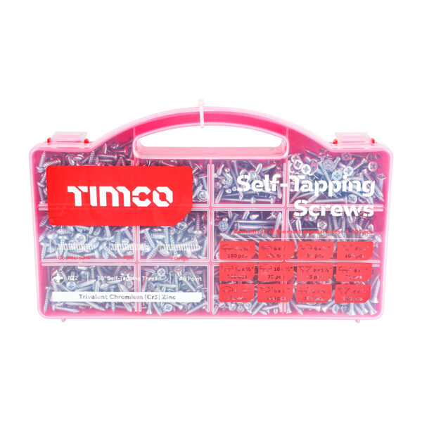 S/Tapping Screw MixedTray Zinc-1,305pcs