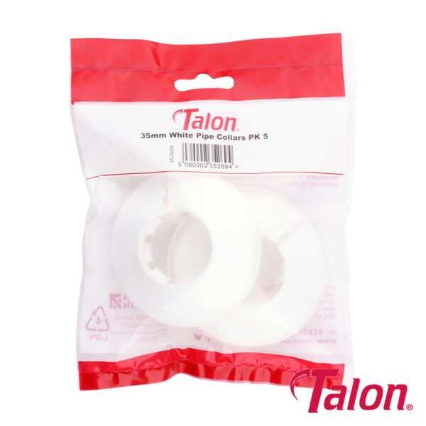 Pipe Collar - White-35mm