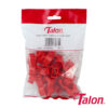 Single Hinged ID Clip - Red-15mm