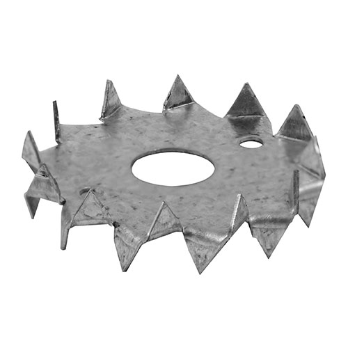 Double Timber Connector Galv-50mm / M12