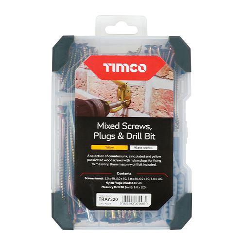 Mix Screws Plug Drill Bit ZYP-91pcs