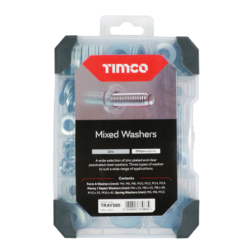 TRAY580_w2.jpg Mix Washers Zinc-291pcs