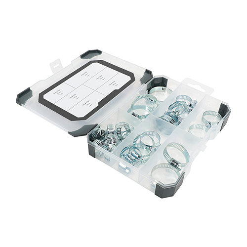 TRAY970_w1.jpg Mix Hose Clips Zinc-25pcs