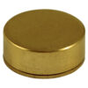 Threaded Screw Cap POL Brass-12mm