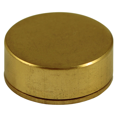 Threaded Screw Cap POL Brass-12mm