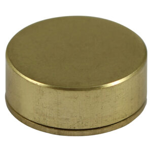 Threaded Screw Cap SAT Brass-14mm