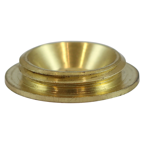 Threaded Screw Cap SAT Brass-18mm