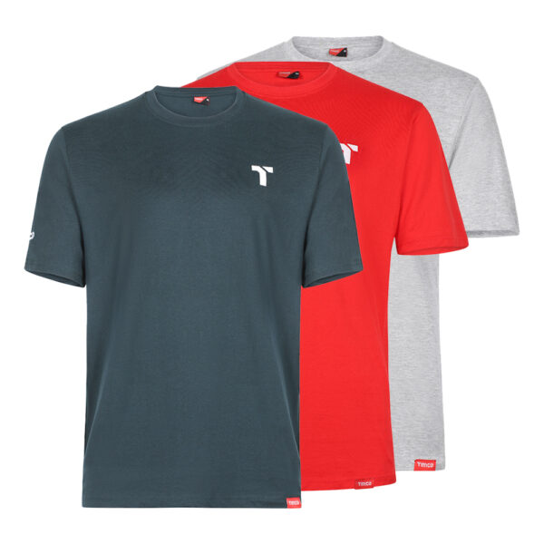 ShortSleeve Trade T-Shirt Pack-X Large (Grey/Red/Green)