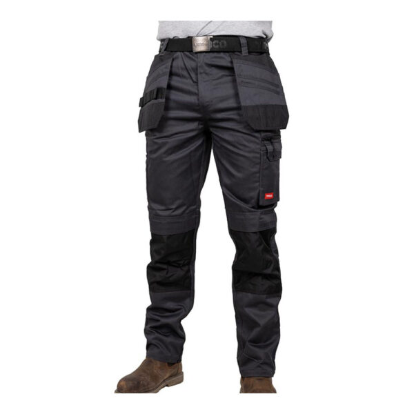 WTGBK3630_w2.jpg Workman Trousers - Grey/Black-W36 L30