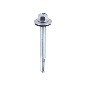 Stacked from 12 images. Method=B (R=8,S=4) Hex Screw W16 S/DRILL No5 Zinc-5.5 x 55