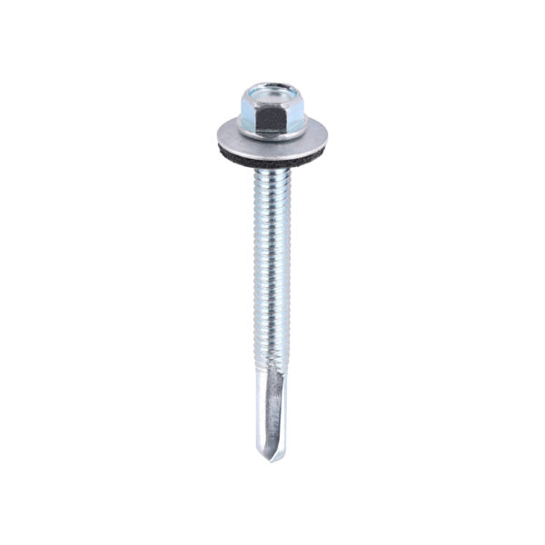 Hex Screw W16 S/DRILL No5 Zinc-5.5 x 55
