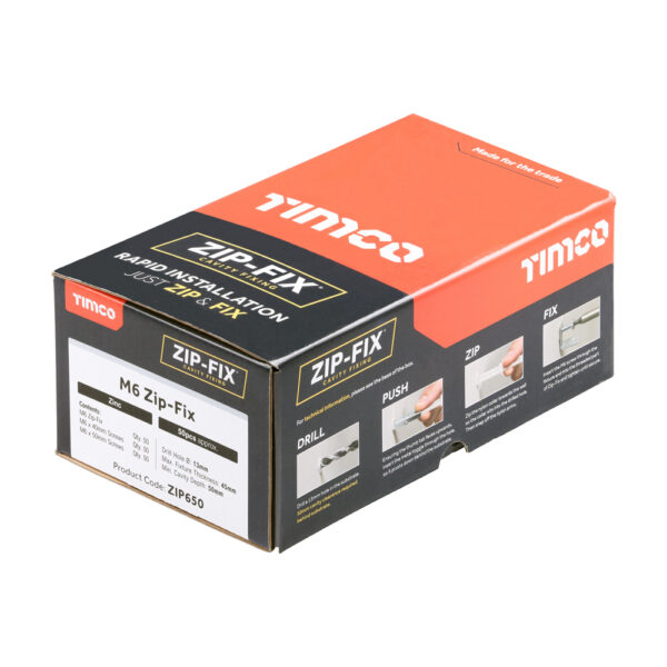 Stacked from 10 images. Method=B (R=8,S=4) Zip-Fix Cavity Wall Fixing-M6