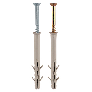 Nylon Frame Fixing - BZP-10.0 x 100