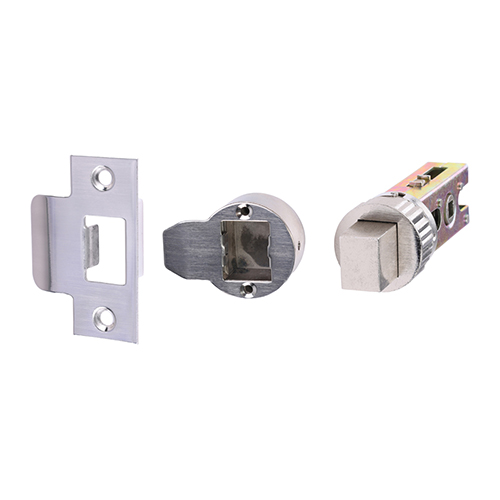 Quick Fit Round Deadbolt – Nickel 64 case / 45 backset